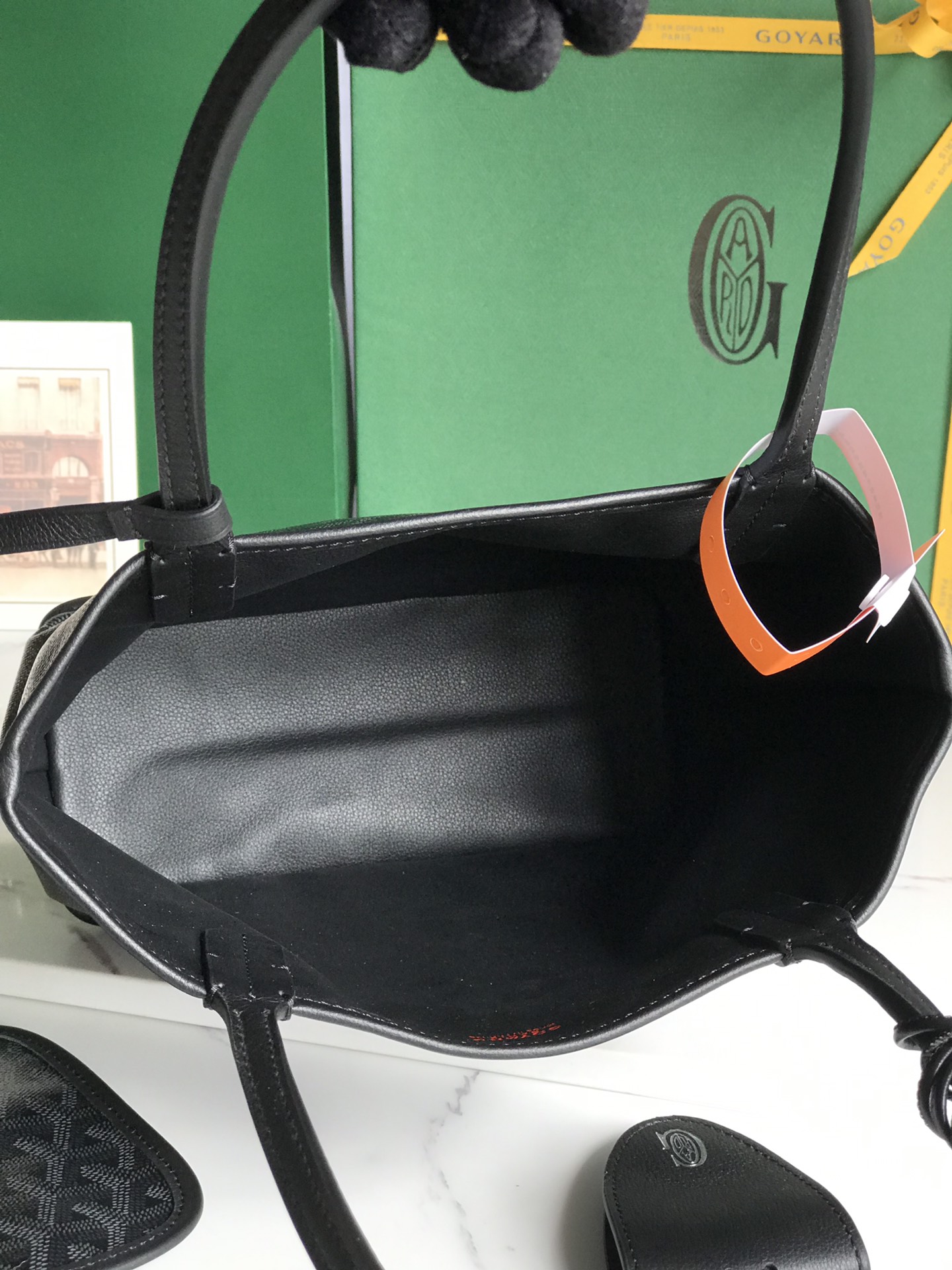 Anjou Mini Reversible Tote Bag In Black